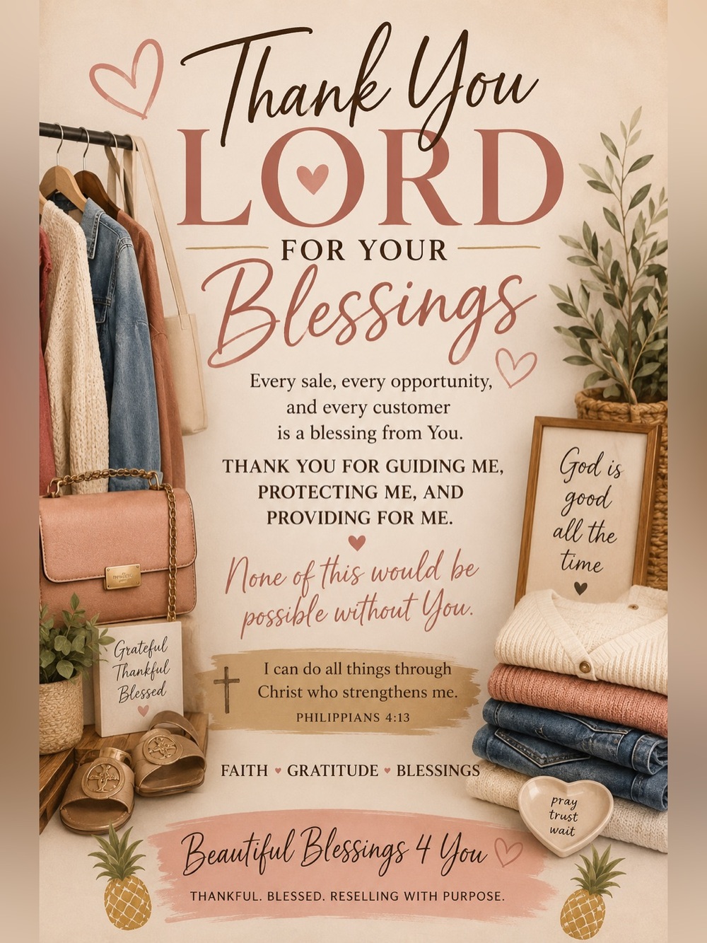 Thank you Lord for your many blessings. Happy Sunday, y’all